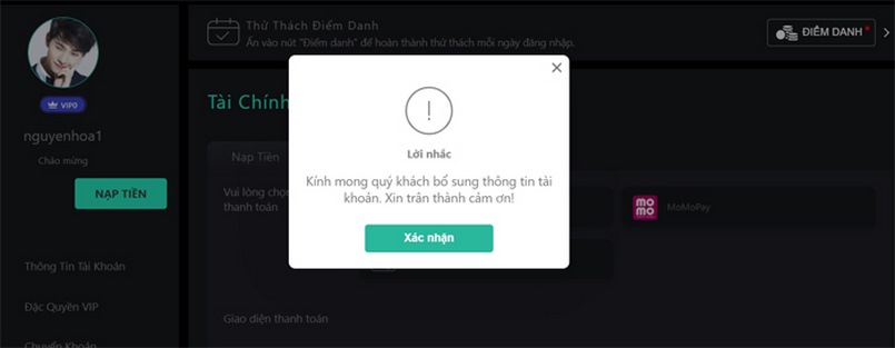 Nạp tiền Fi88 cực kỳ đơn giản không tốn kém thời gian